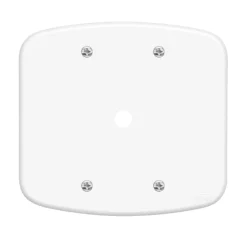 Placa 4x4 F6 Com Furo Saída Para Fio Blanc Ref 402 Fame