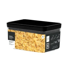 Pote Hermético Retangular Lumini Black 580ml Paramount
