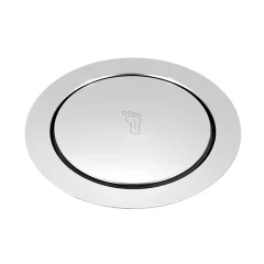 Ralo Click Redondo 10cm x 10cm Aço Inox Mebuki