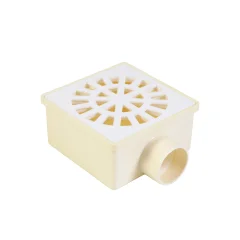 Ralo Sifonado Quadrado Branco 100x52mmx40 Krona