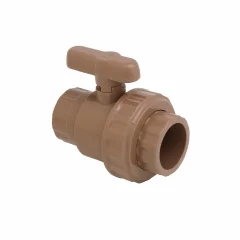 Registro De Esfera Soldável 25mm x 3/4" Com União Marrom Krona