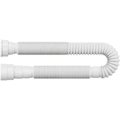 Sifão Tubo Extensivo Sanfonado Universal 150cm Branco Blukit
