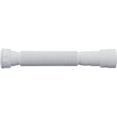 Sifão Tubo Extensivo Sanfonado Universal 70cm Branco Blukit