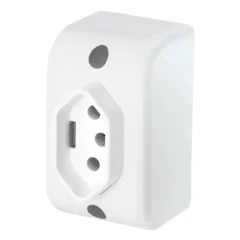 Tomada 2P+T 20A 250v Sobrepor Ref 2550 Fame