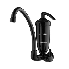 Purificador de Água Com Torneira De Parede Acqua Bella Preta Lorenzetti