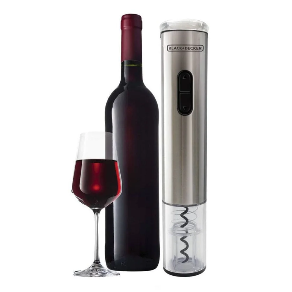 Abridor de Vinho á Pilha Wine Inox BlackDecker