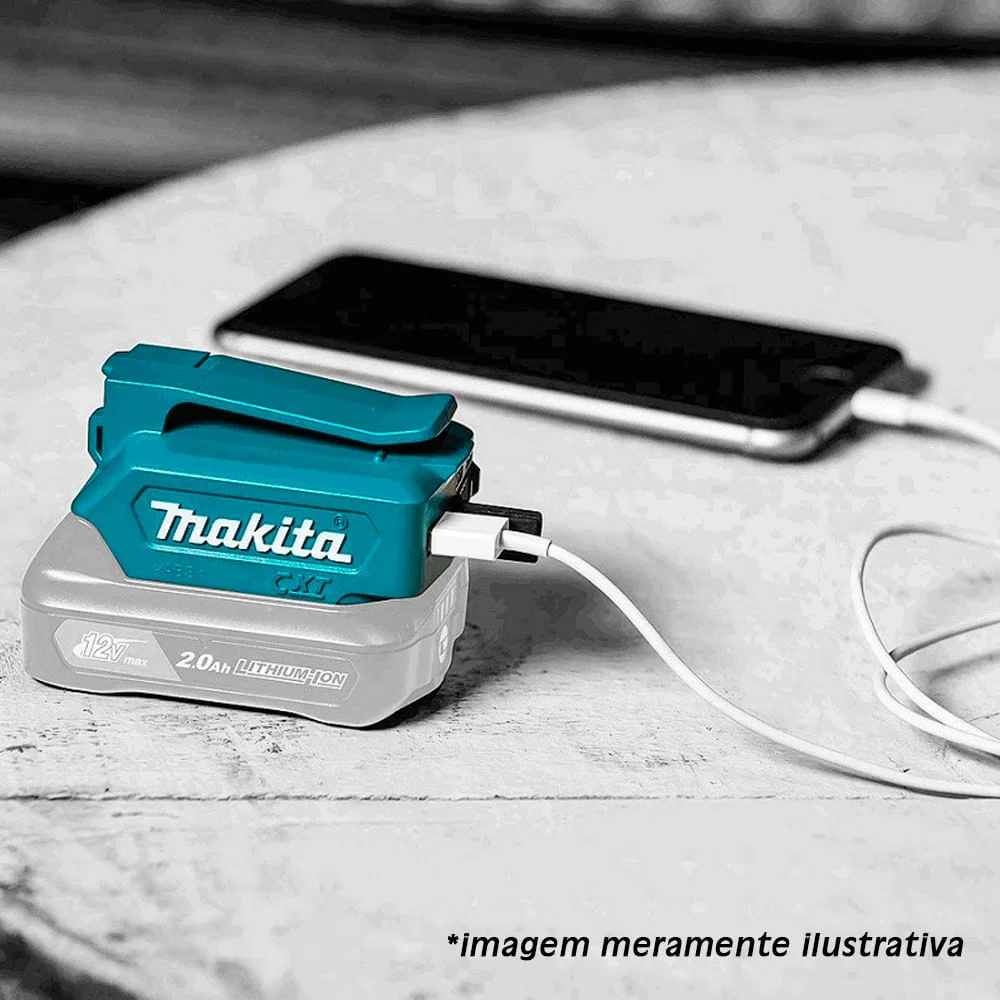 Adaptador Compacto USB para Carregar Dispositivos Móveis ADP06 Makita