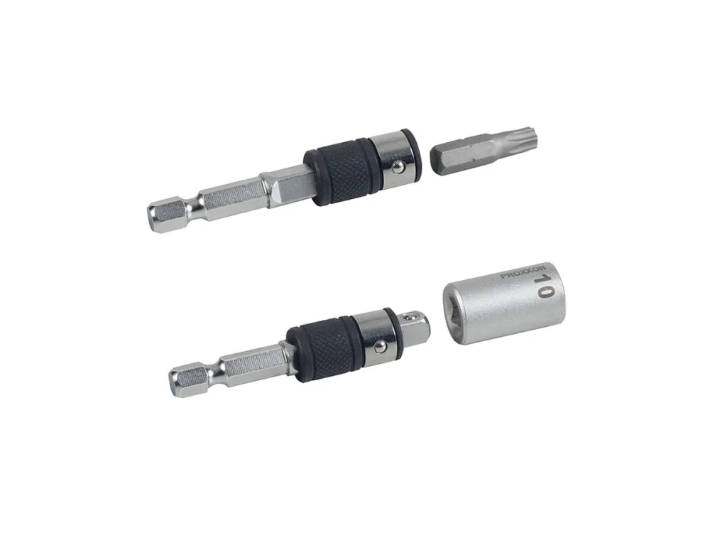 Adaptador de Chave com Receptáculo de Bits 1/4 Quadrado e ágono 23783 Proxxon