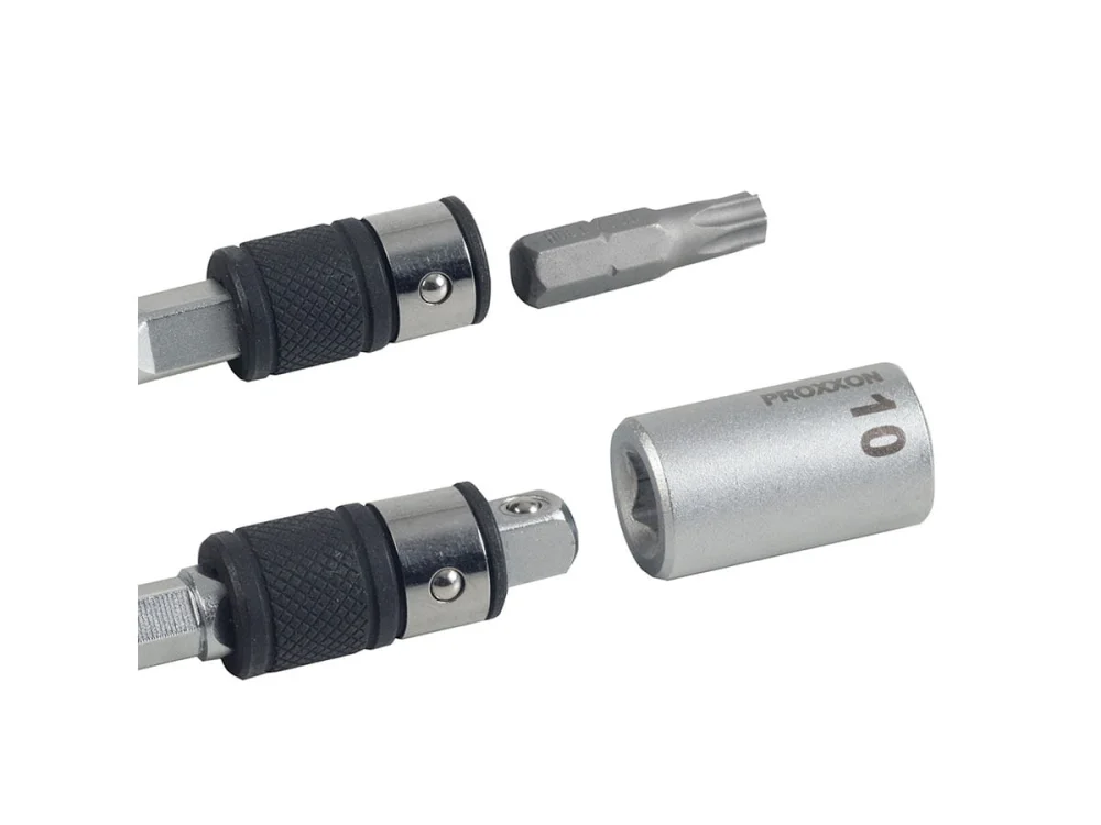 Adaptador de Chave com Receptáculo de Bits 1/4 Quadrado e ágono 23783 Proxxon