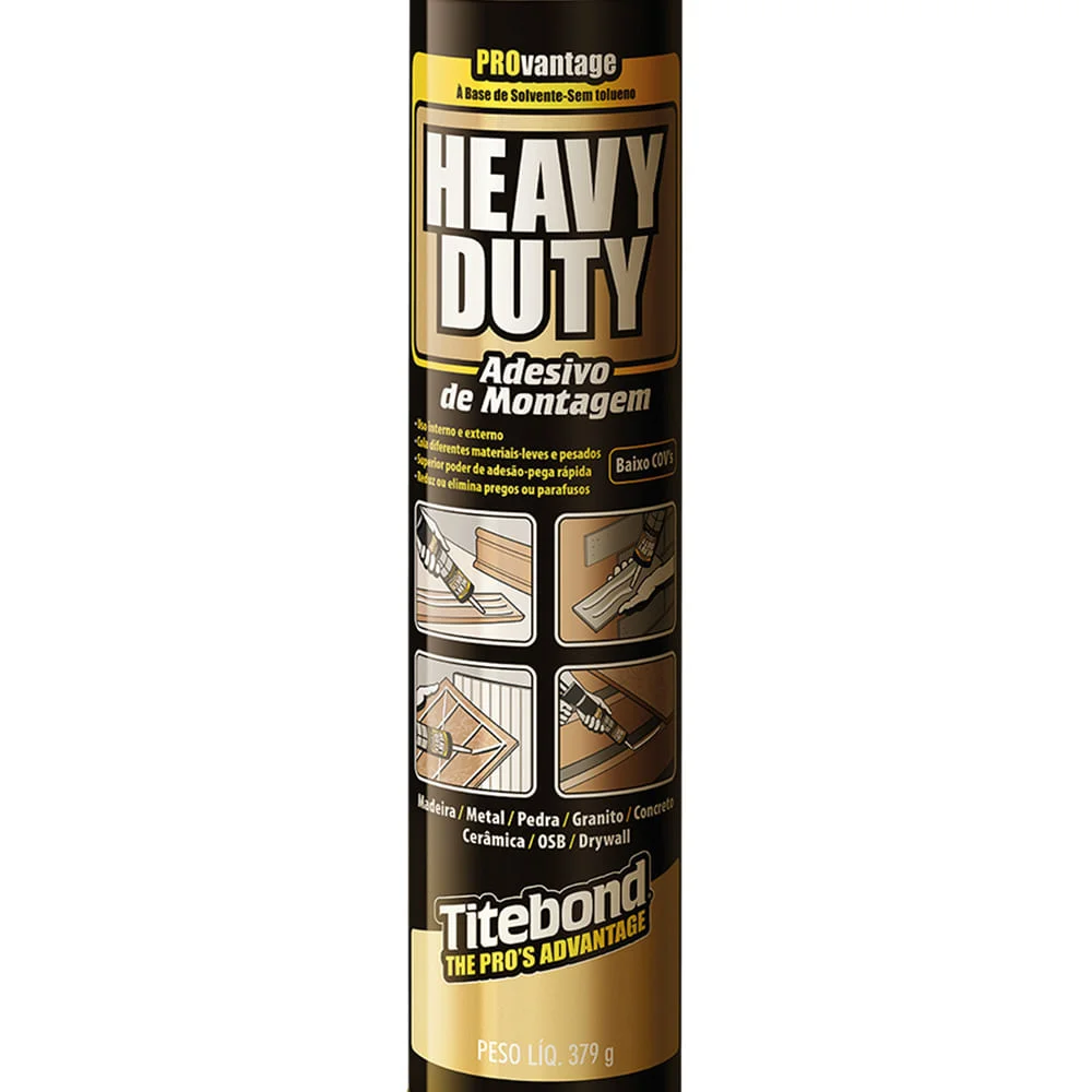 Adesivo de Montagem Heavy Duty Titebond 379g