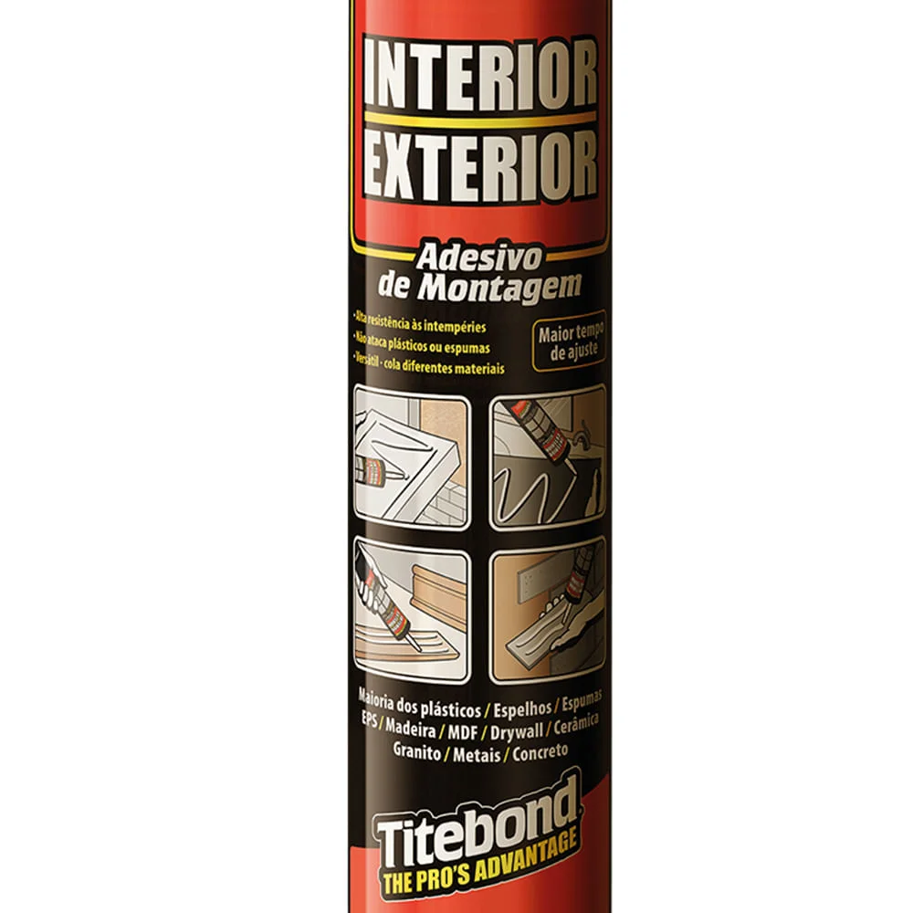 Adesivo para Construção Interior e Exterior Titebond 353 Gr