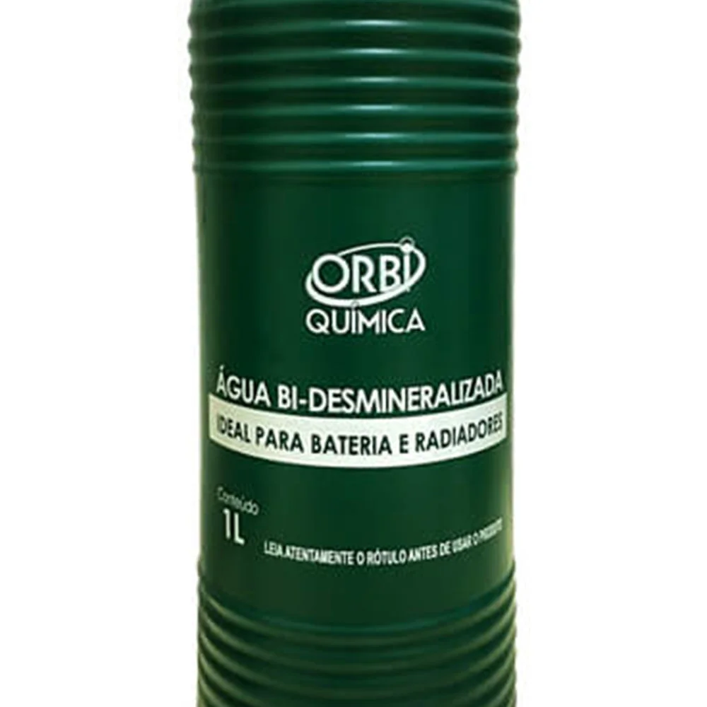 Água Desmineralizada para Baterias e Radiadores 12873 Orbi 1 Litro
