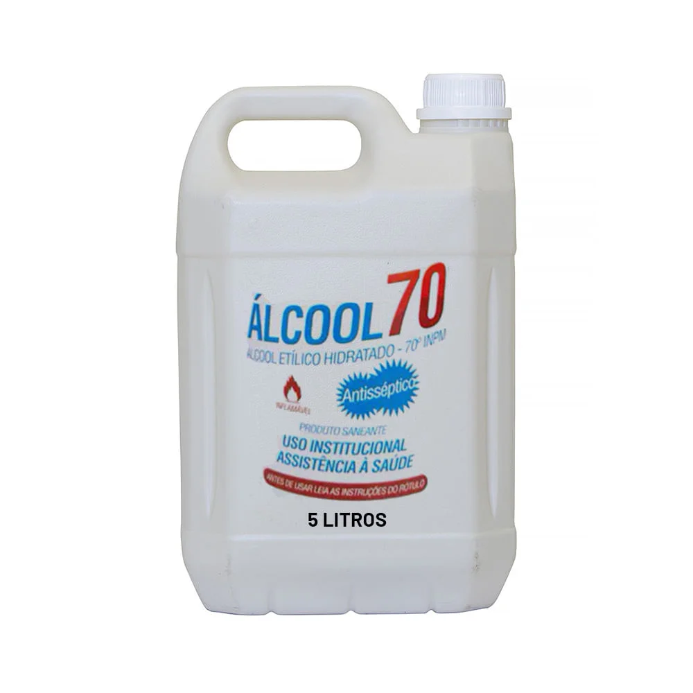 Álcool Líquido 70º 5 Litros