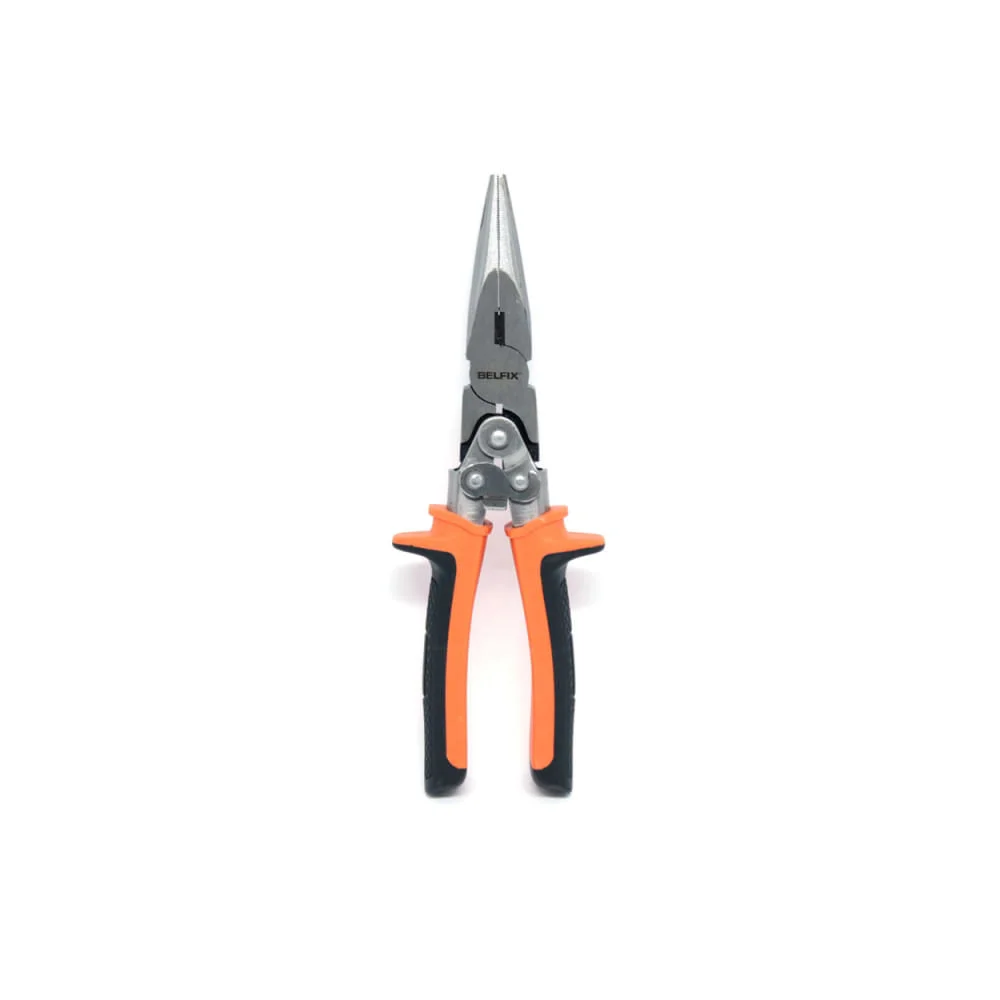 Alicate Bico Meia Cana Reto Força Dupla CV 8 285500 Belfix