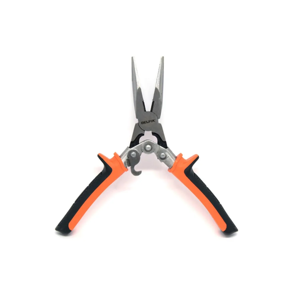 Alicate Bico Meia Cana Reto Força Dupla CV 8 285500 Belfix
