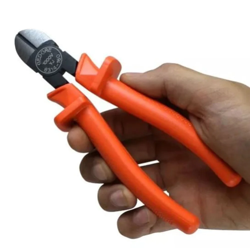 Alicate de Corte Diagnonal Sueco 6 Pol 8314-160 Iox Isolado 029487 Gedore