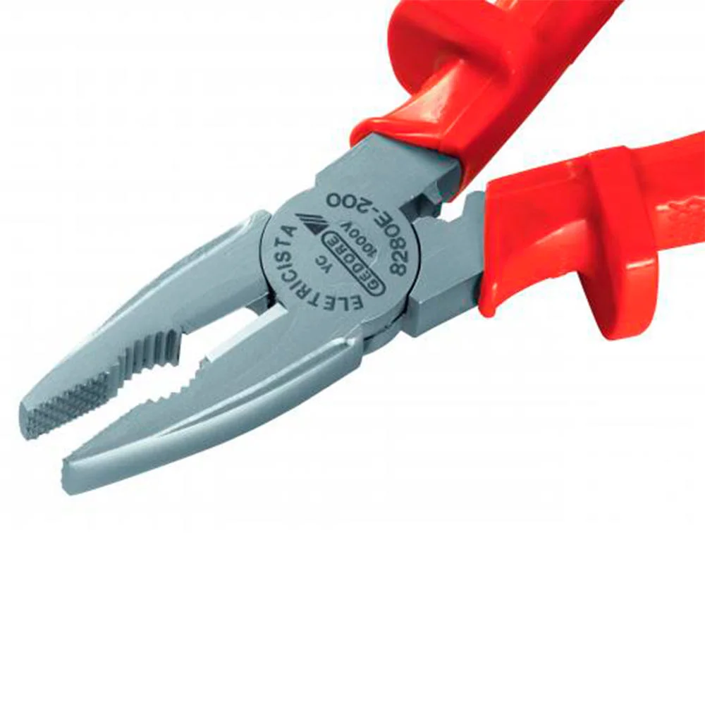 Alicate para Eletricista 8 Pol Aço Cromo Vanádio 8280E/200 IOX Gedore