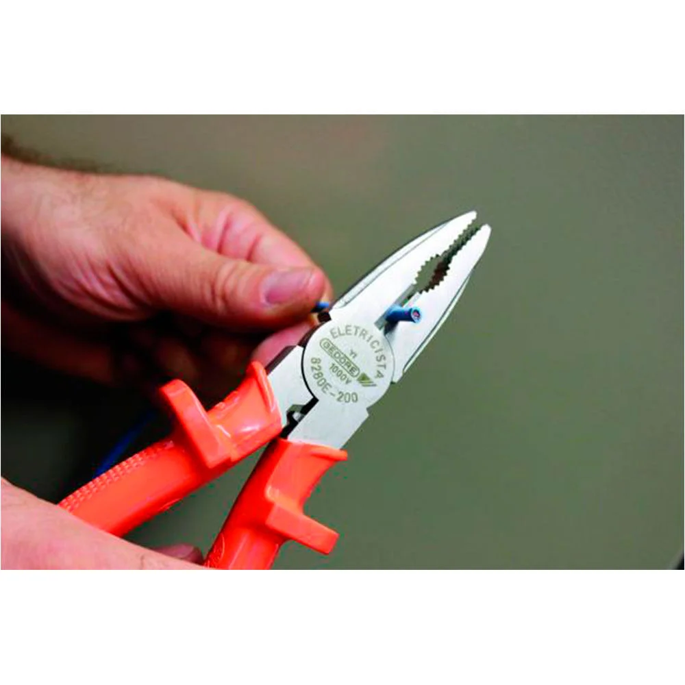 Alicate para Eletricista 8 Pol Aço Cromo Vanádio 8280E/200 IOX Gedore