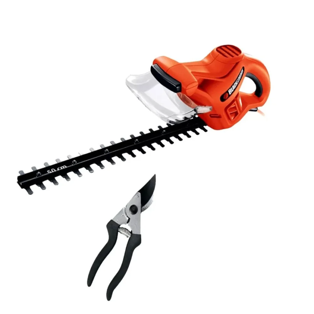 Aparador de Cerca Viva 420W com Alicate HT-500 KIT BlackDecker