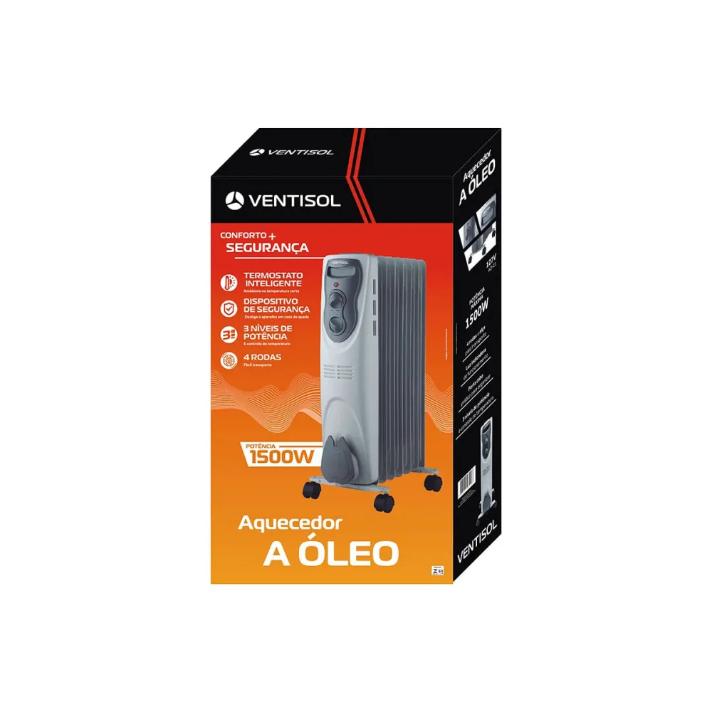 Aquecedor a Óleo Doméstico 1500 Watts 812 Ventisol
