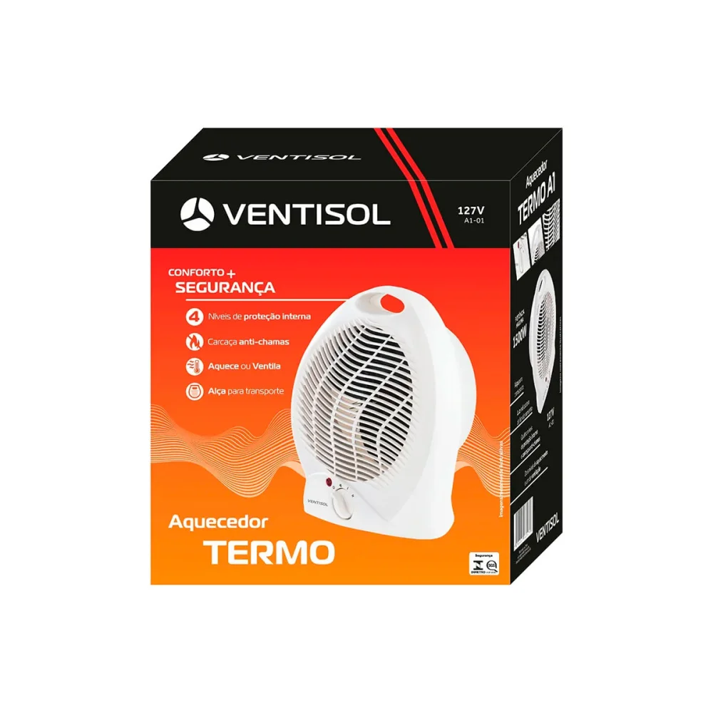 Aquecedor Elétrico Doméstico A1-02 810 Ventisol
