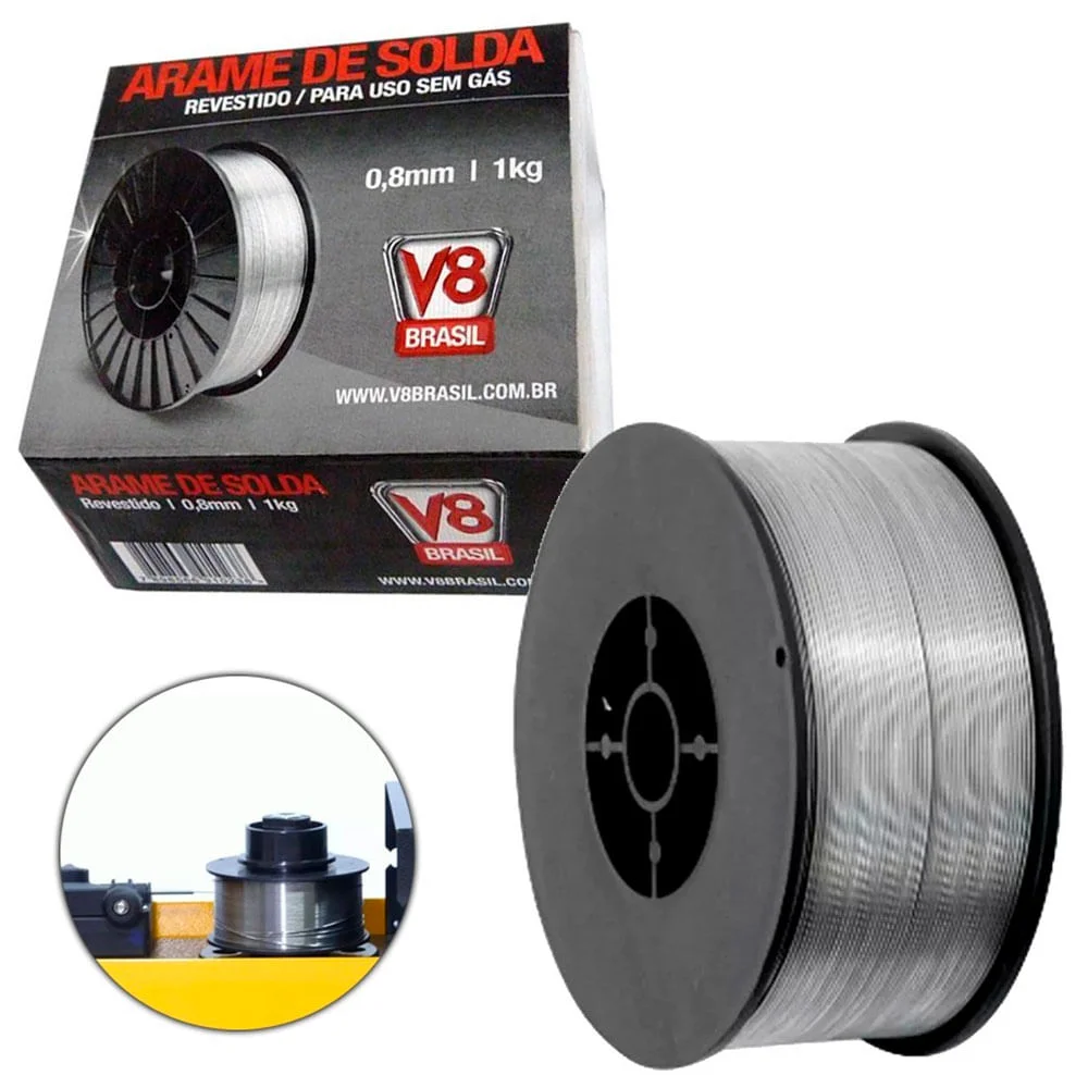 Arame de Solda MIG 1 Kilo E71T-GS 2288 V8 Brasil