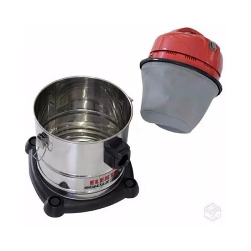 Aspirador Água e Pó Elektro 1200 Watts 10 Litros Inox Schulz