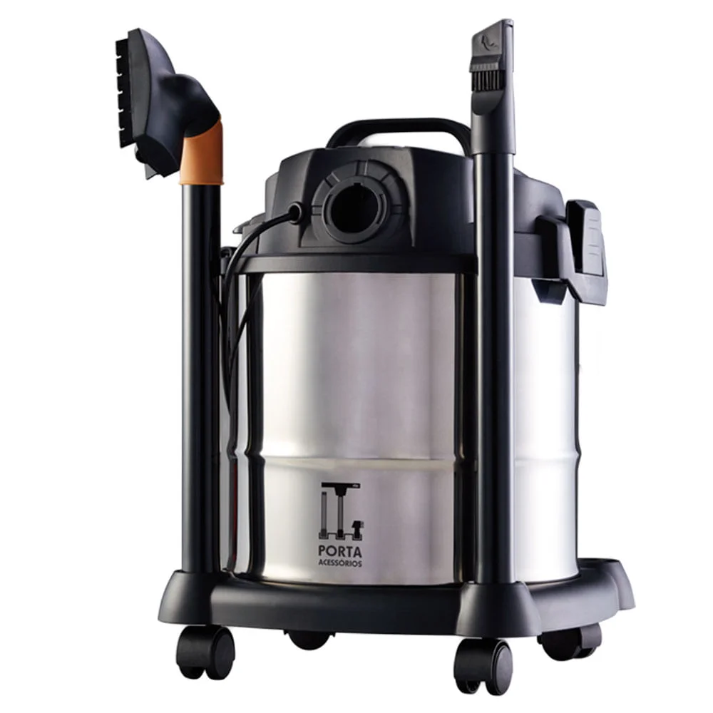 Aspirador de Água e Pó 12 Litros 1400 Watts GTW INOX 12 FW005041 Wap