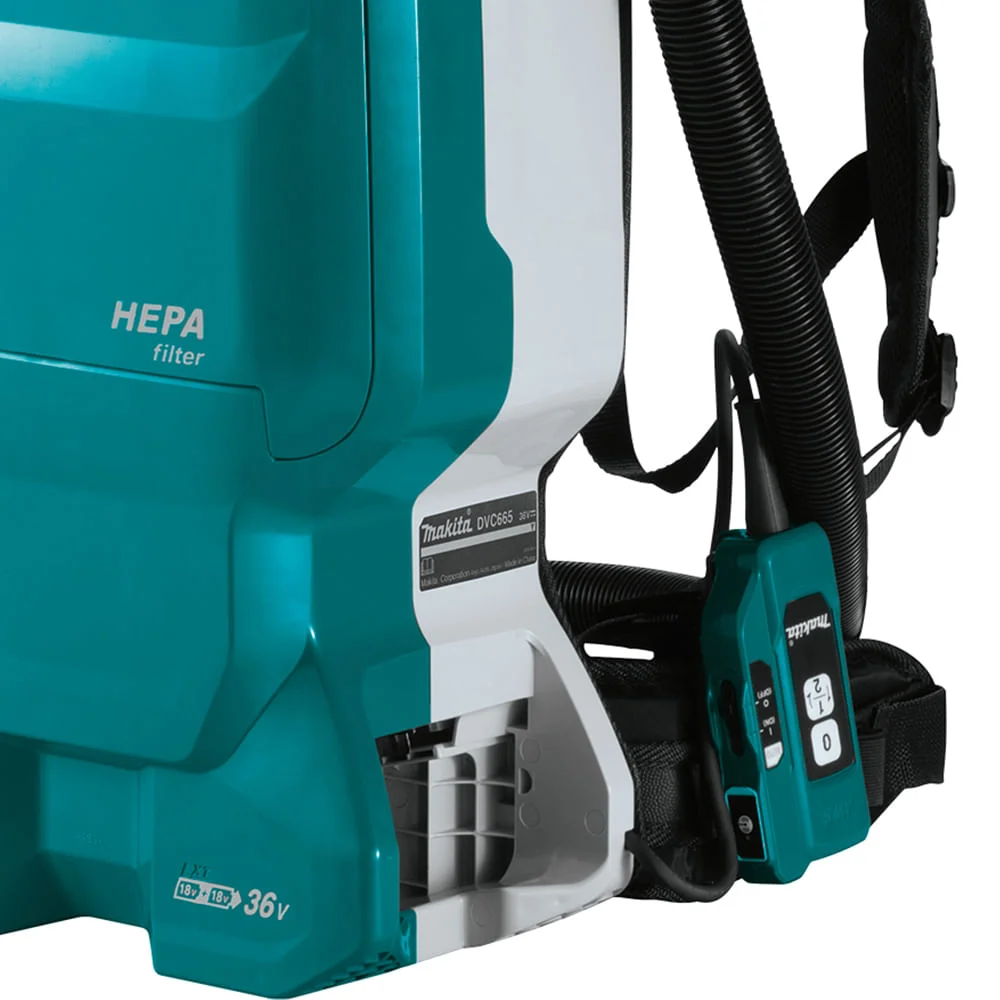 Aspirador de Pó Costal à Bateria Não acompanha 18V DVC665Z Makita