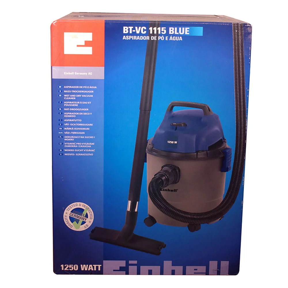Aspirador de Pó e Água 15 Litros 1250 Watts BT-VC 1115 Einhell
