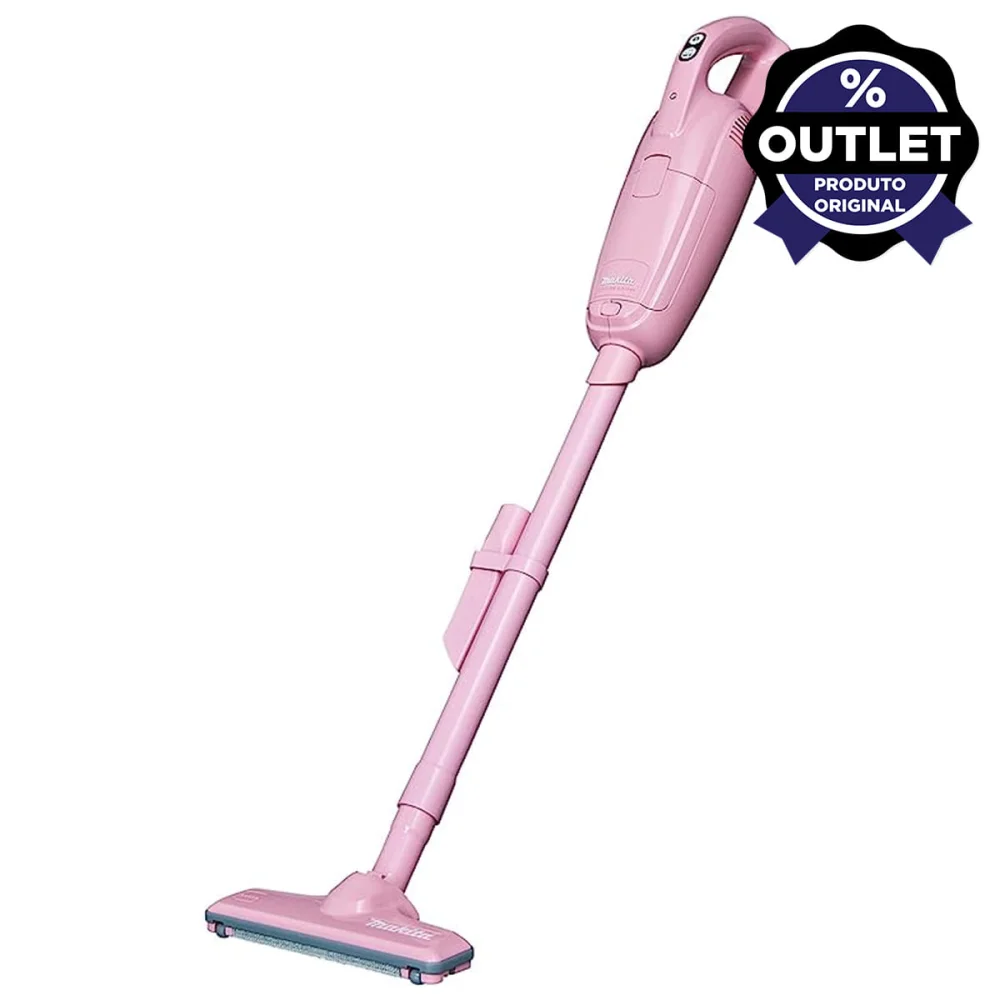 Aspirador de Pó Rosa à Bateria CL105DWNP Makita Outlet
