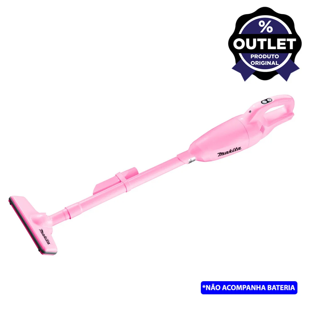 Aspirador de Pó Rosa à Bateria Não acompanha 12V Max CL108FDZP Makita Outlet