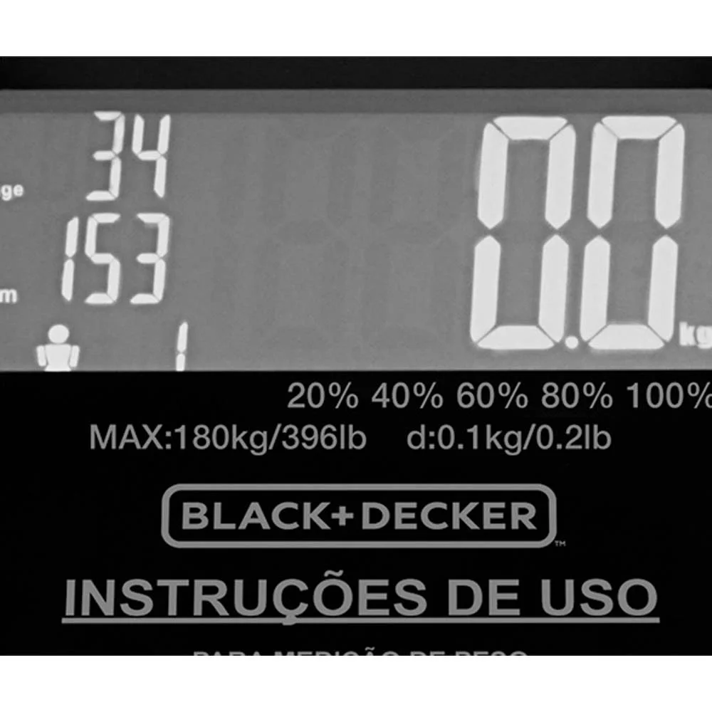 Balança de Banheiro BK55-BR BlackDecker