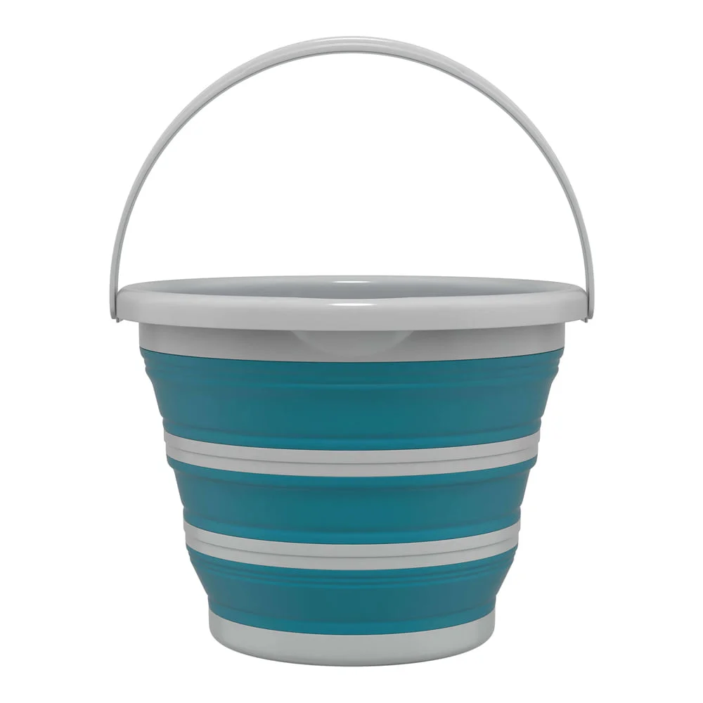 Balde Retrátil 10 Litros Verde RET3505 Flashlimp