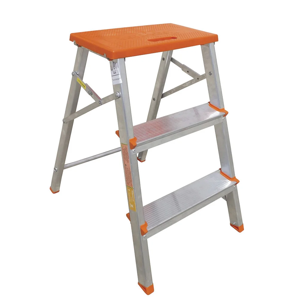 Banco Escada de Alumínio 3 Degraus ESC0071 Botafogo