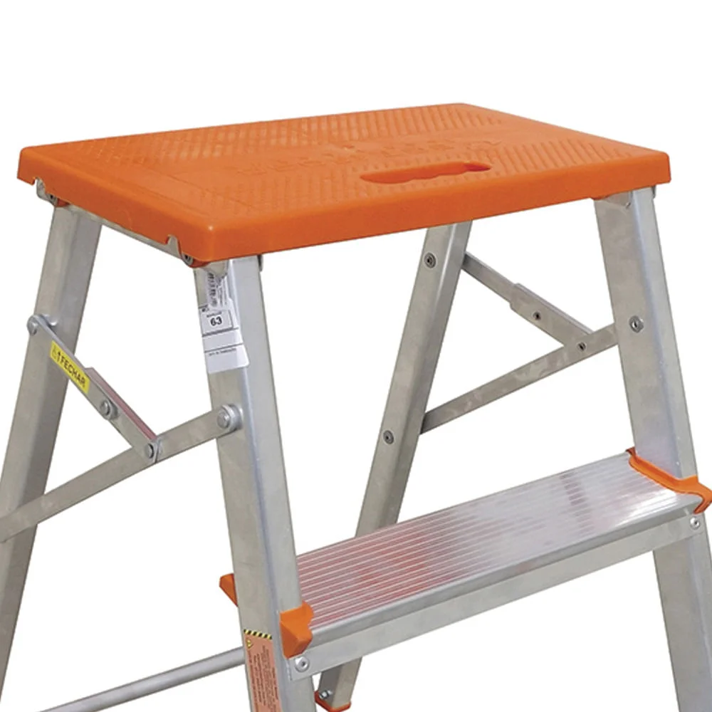 Banco Escada de Alumínio 3 Degraus ESC0071 Botafogo