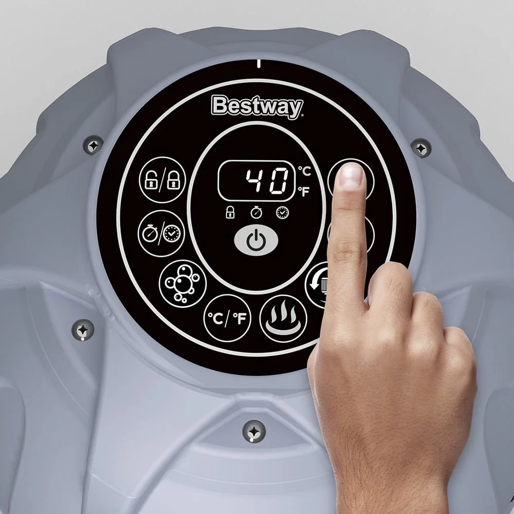 Banheira Ofurô Inflável Spa 669 Litros com Capa 126900 Bestway 220 Volts