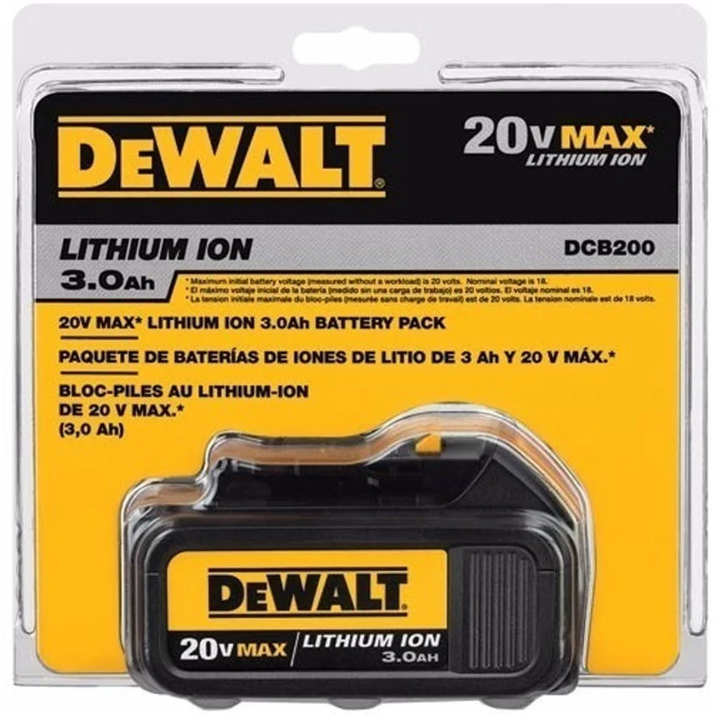 Bateria 20v Max Li-Ion Premium 3.0 Ah DCB200-B3 Dewalt