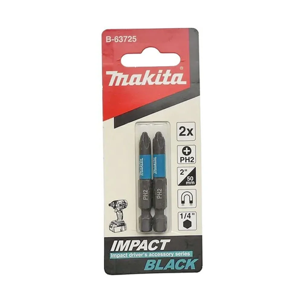 Bit de Impacto PH2 50mm B-63725 Makita 2 Peç