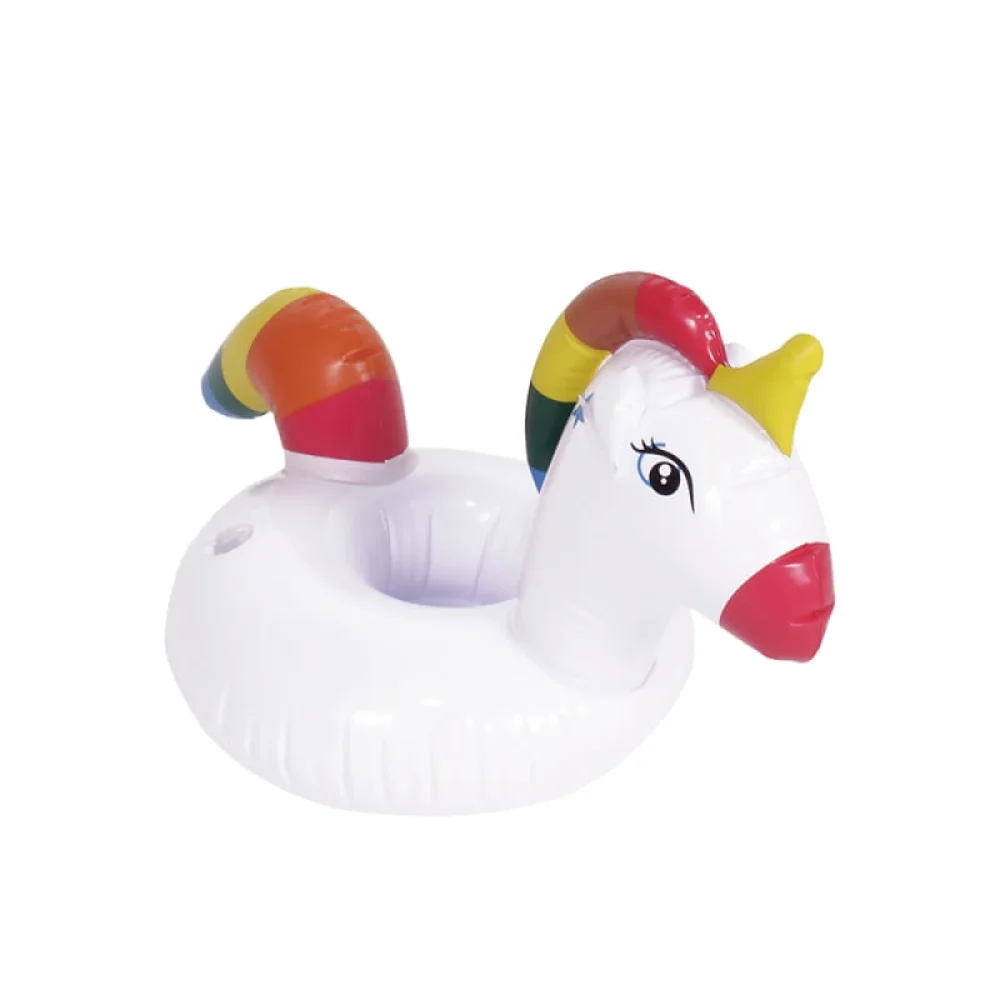 Boia Inflável Apoio de Copo Unicórnio 108900 Belfix 2 Unidades Branca