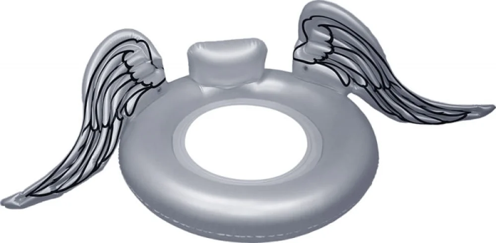 Boia Inflável Especial Gigante Adulto Colchão com Asas 148200 Belfix Cinza G