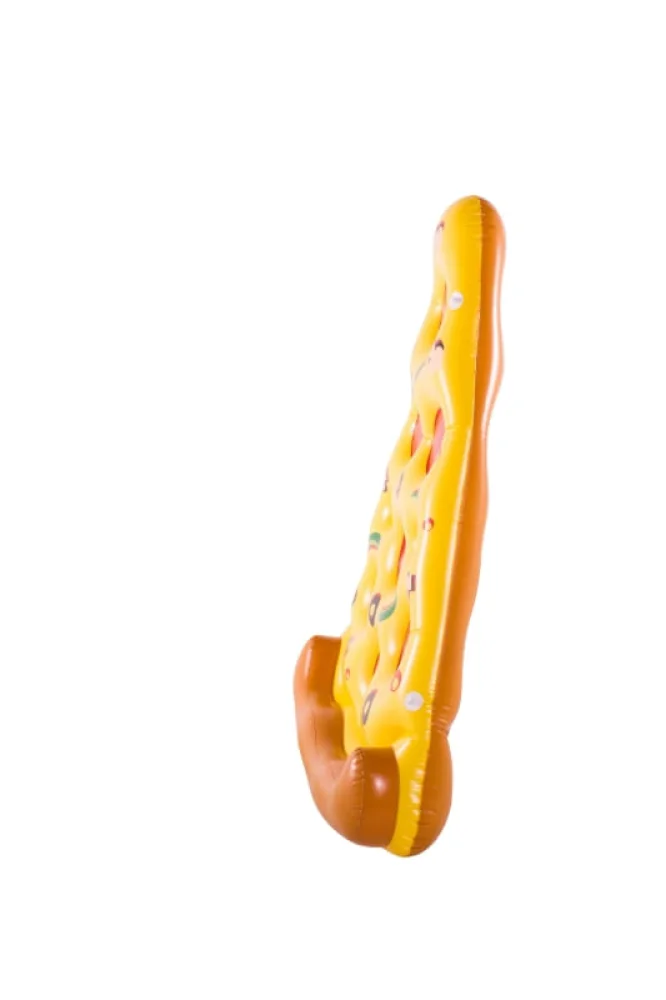 Boia Inflável Especial Gigante Adulto Fatia de Pizza 152000 Belfix Amarela