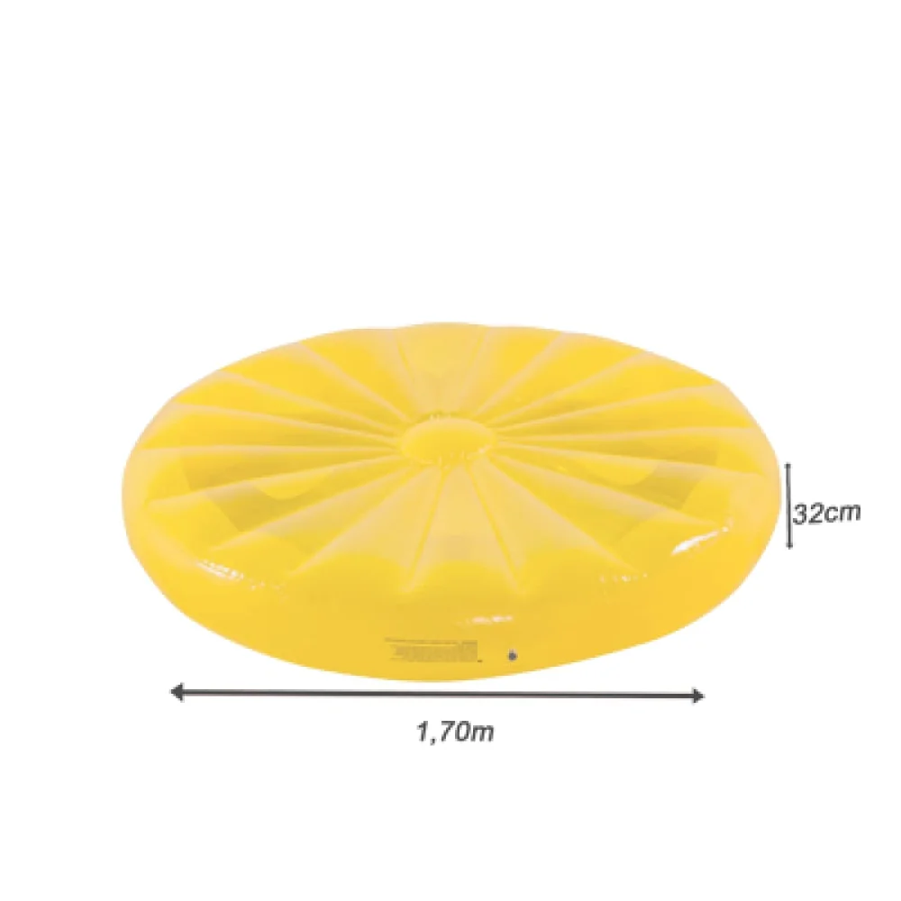 Boia Inflável Especial Gigante Adulto Limão 151500 Belfix Amarela