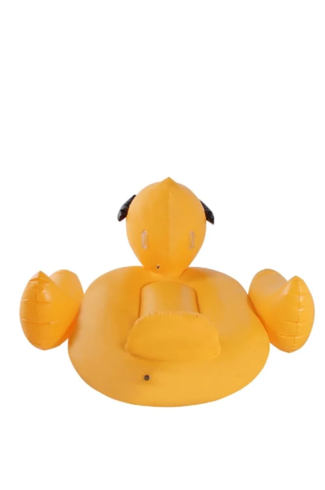 Boia Inflável Especial Gigante Adulto Pato de Óculos 177600 Belfix Amarela