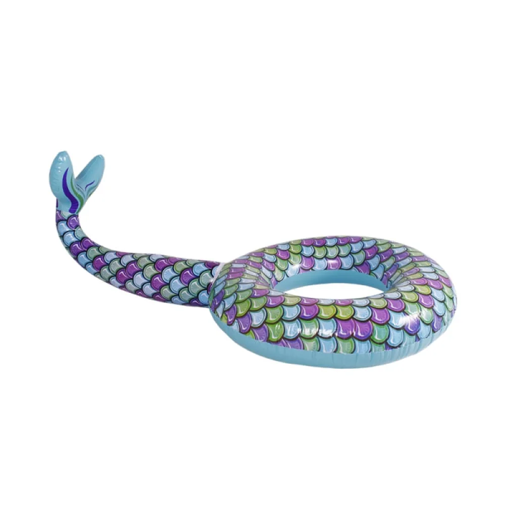 Boia Inflável Especial Gigante Anel Sereia 146600 Belfix Colorida