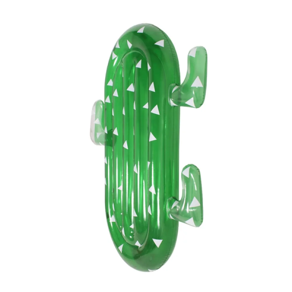 Boia Inflável Especial Gigante Cacto Transparente 180900 Belfix Verde