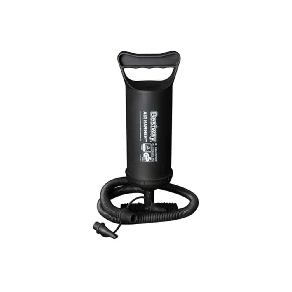 Bomba de Ar Manual para Infláveis Piscina Colchões com 3 Bicos 30cm 122630 Bestway
