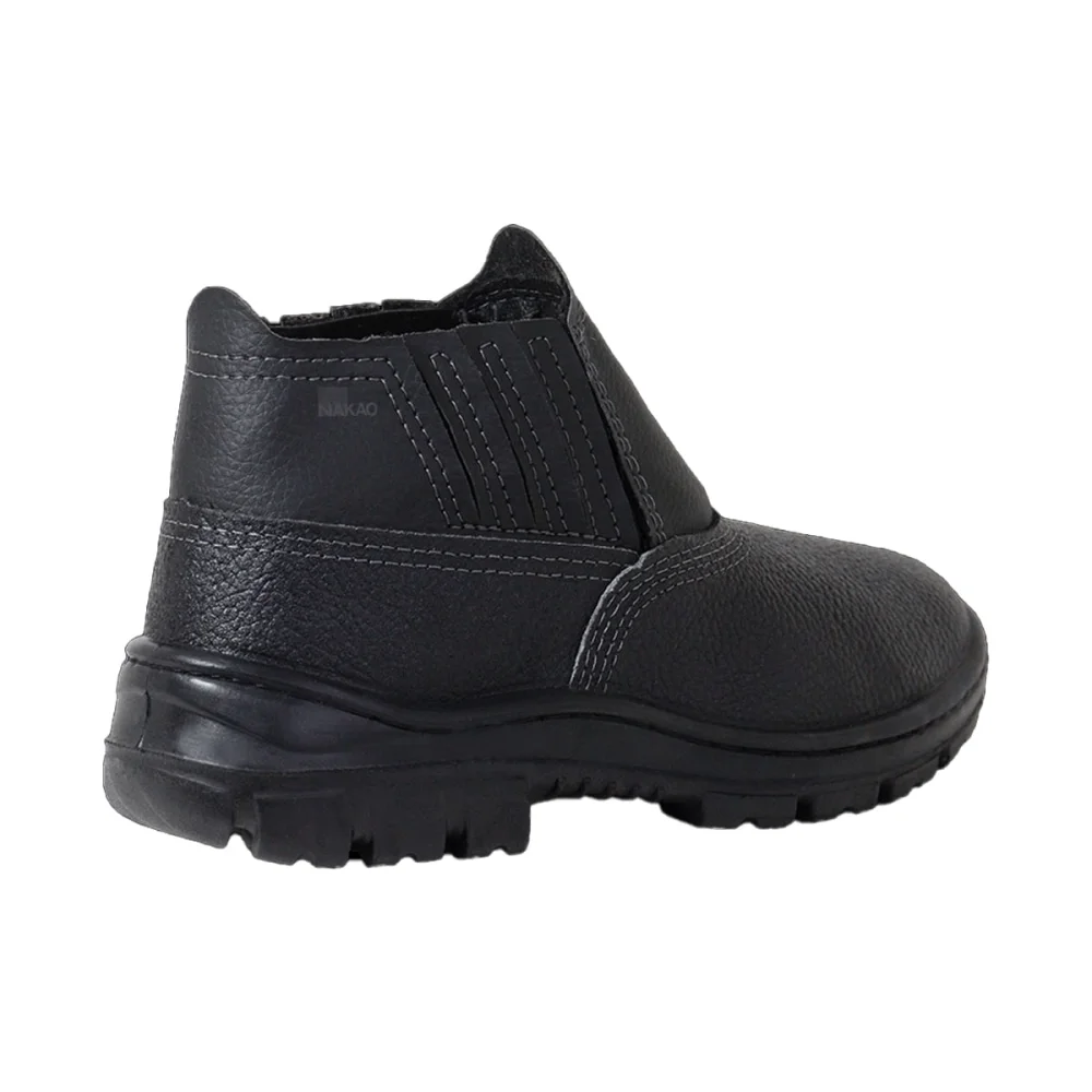 Botina de Segurança Bico Plástico Preto Imbiseg