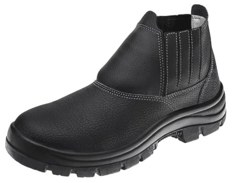 Botina em Couro Biqueira em Aço Safety Flex 11SFB48-A Marluvas