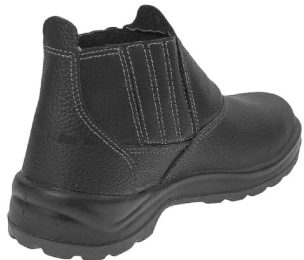 Botina em Couro Biqueira em Aço Safety Flex 11SFB48-A Marluvas